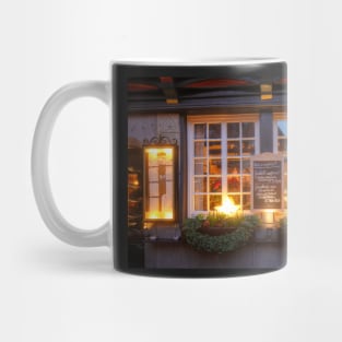 Menu, dusk, evening, detail, Munster, city, Westphalia Mug